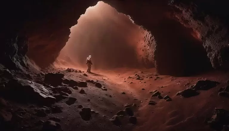 کشف ۶۱ ورودی غار در مریخ توسط هوش مصنوعی